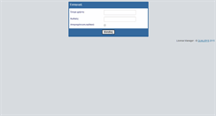 Desktop Screenshot of licmanager.qualisys.gr