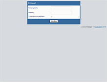 Tablet Screenshot of licmanager.qualisys.gr